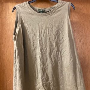 Eddie Bauer 1x tank top khaki